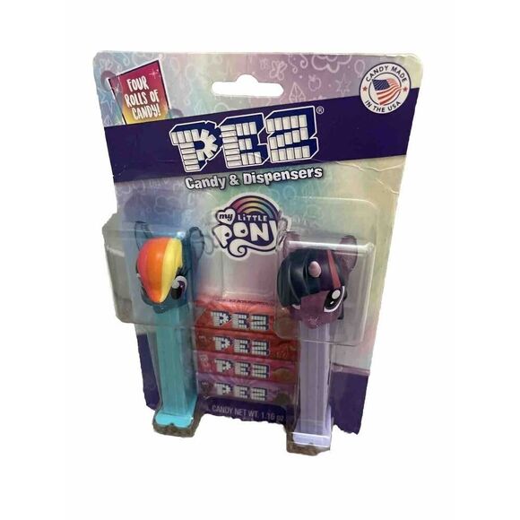 Pez Candy & Dispensers MLP Purple & Blue My Little Pony 157665 2020 Exp 2026 - Picture 1 of 2